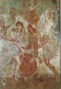 unknow artist Wall painting from the House of the Dioscuri at Pompeii France oil painting artist